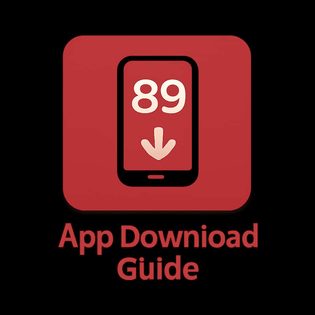 Icon representing the 89 Lottery app download guide.