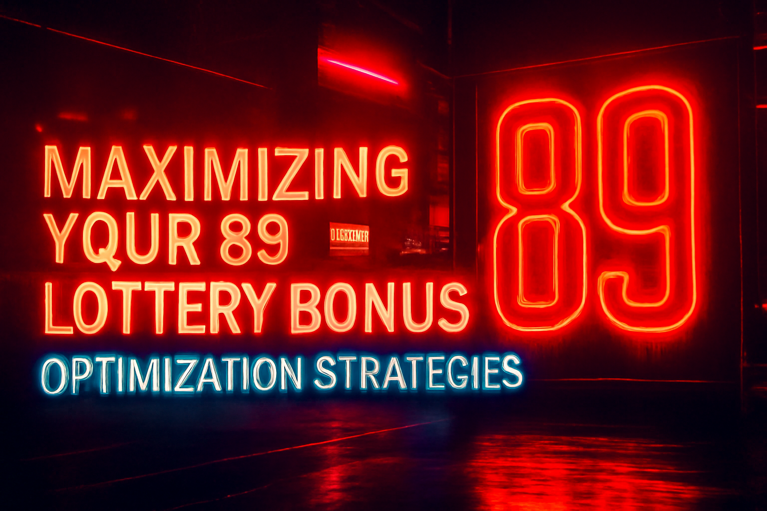 An informational scene illustrating account security measures for the 89 Lottery.