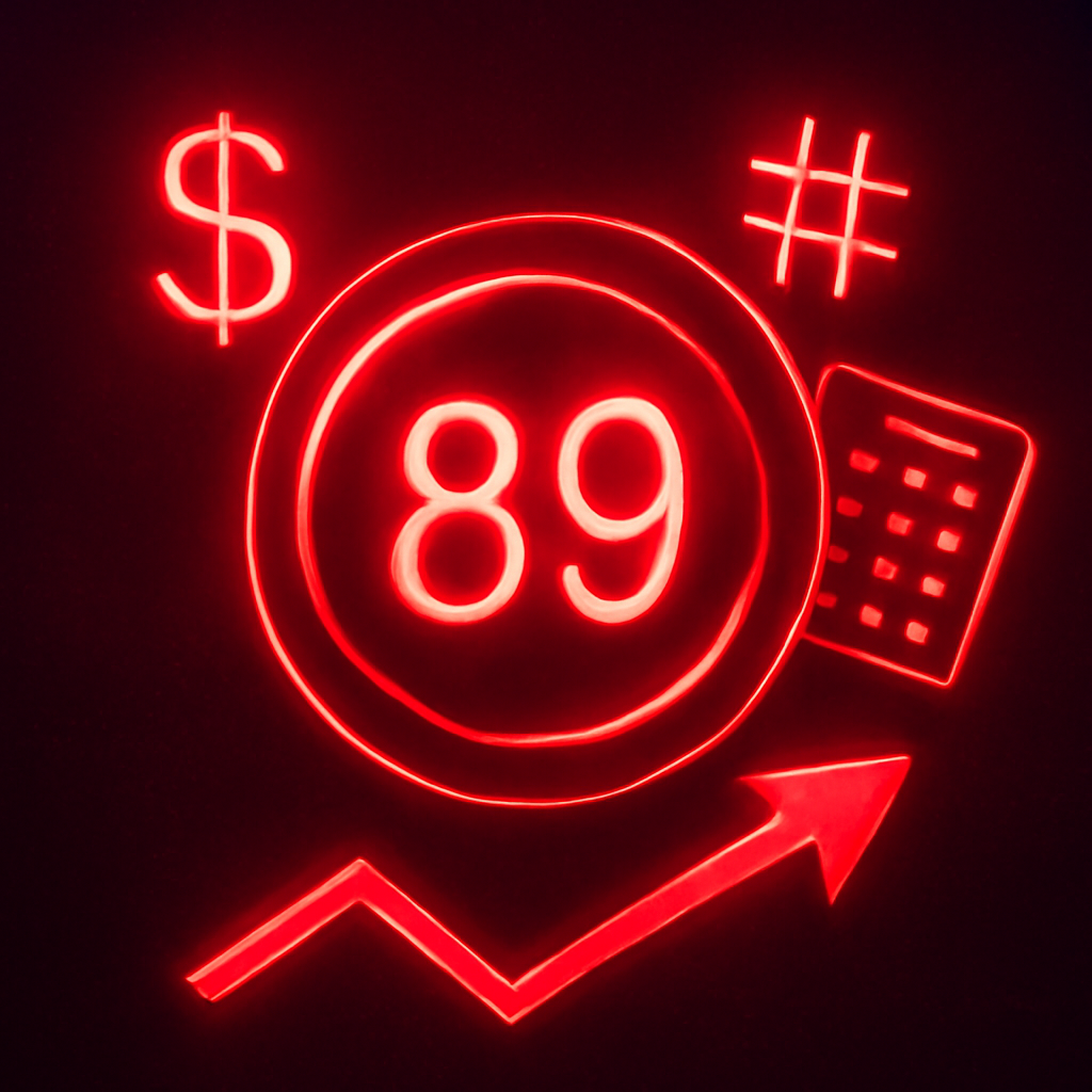 An icon representing account security for 89 Lottery.