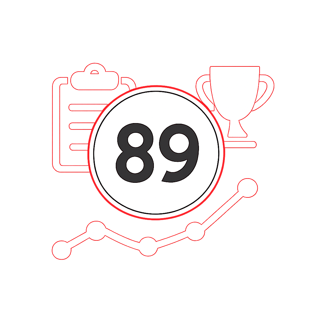 An icon representing account security for 89 Lottery.
