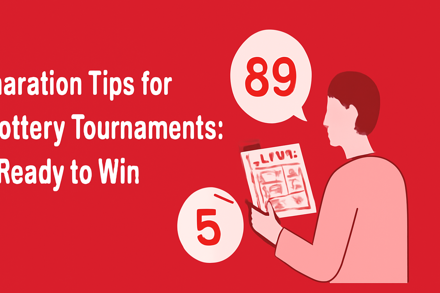 An informative scene depicting troubleshooting issues for 89 Lottery.