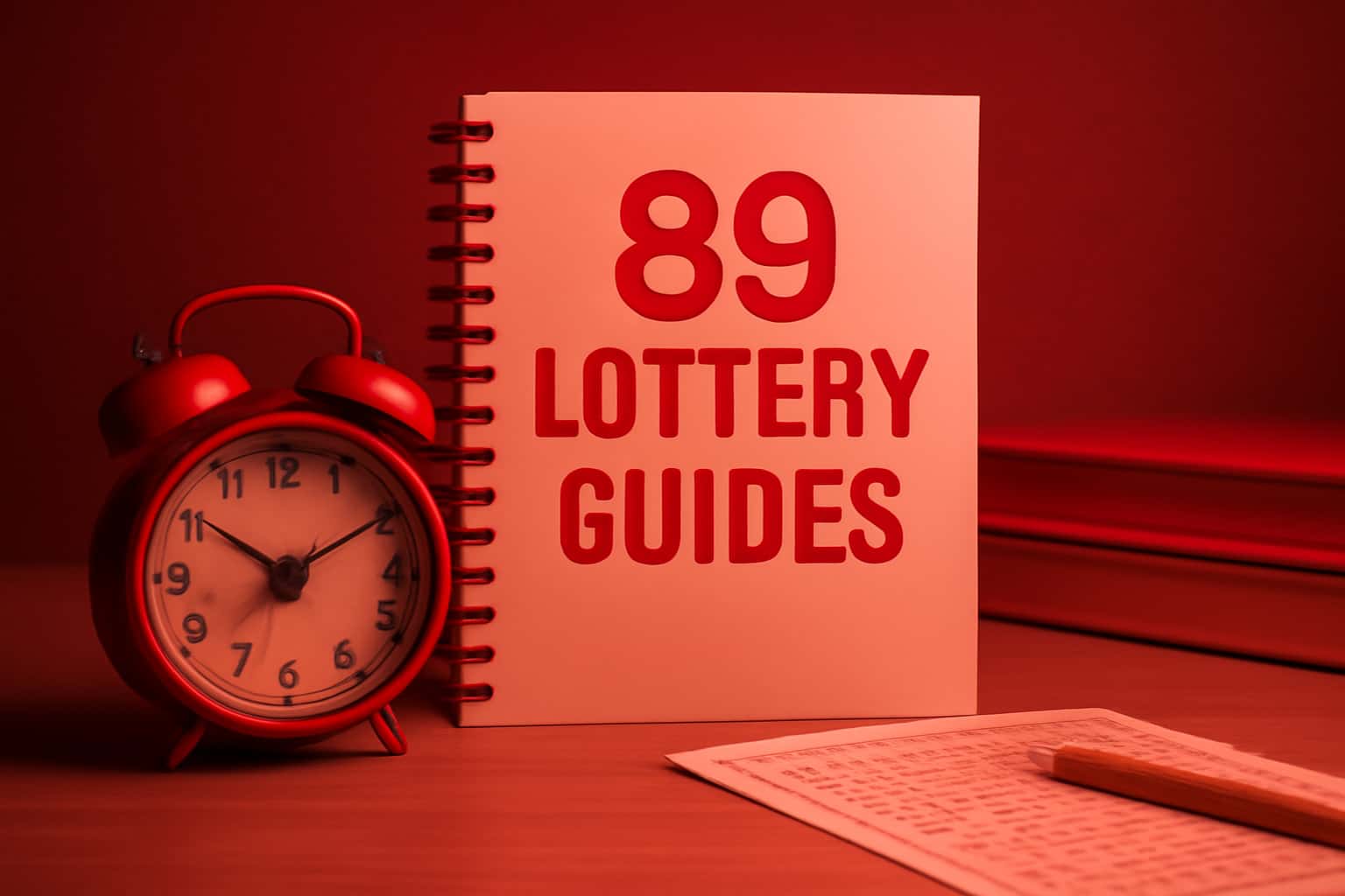 Visual representation of 89 Lottery Guides showcasing informative content.