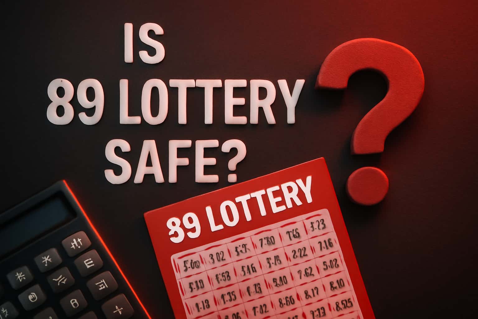 Informational scene depicting safety features of 89 Lottery.