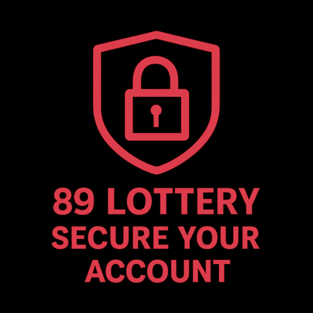 An icon representing account security for 89 Lottery.