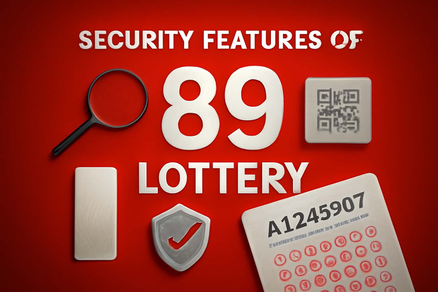 Informational scene highlighting security protocols related to 89 Lottery.