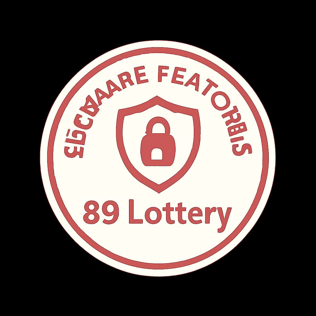Icon representing the security features of 89 Lottery.